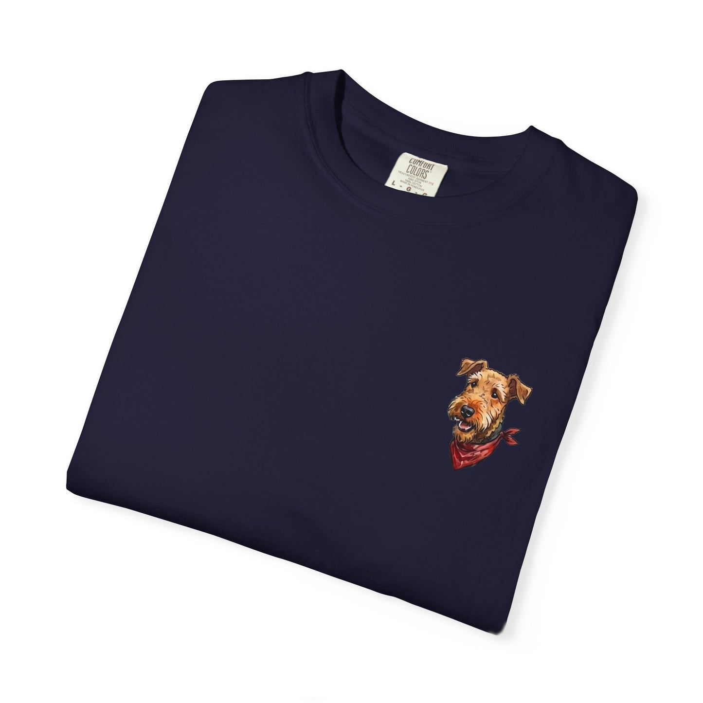 Beach AIREDALE TERRIER Dog On A Boat T-Shirt - BOAT Day Pet Lover Crewneck