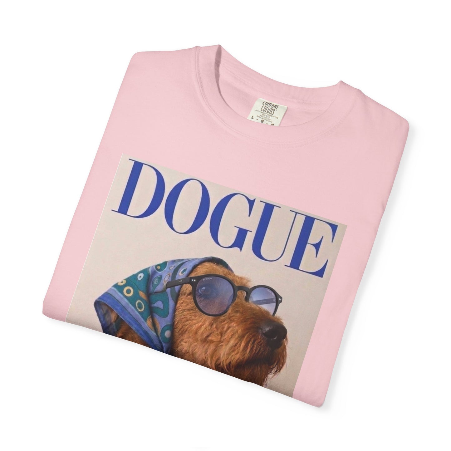 Airedale Terrier Comfort Colors DOGUE Magazine T-Shirt | Funny Dog Lover Tee