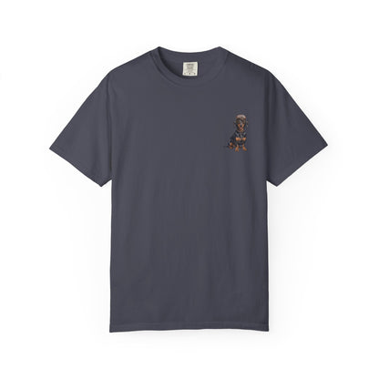 Cool Dachshund Captain T-Shirt - Funny Wiener Dog Graphic Tee