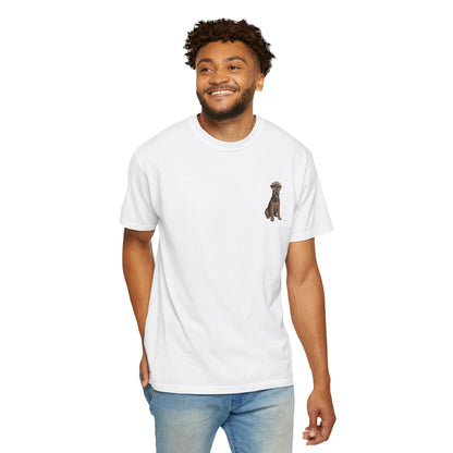 Cool Airedale Terrier Sailor Captain T-Shirt - Double-Sided Dog Tee