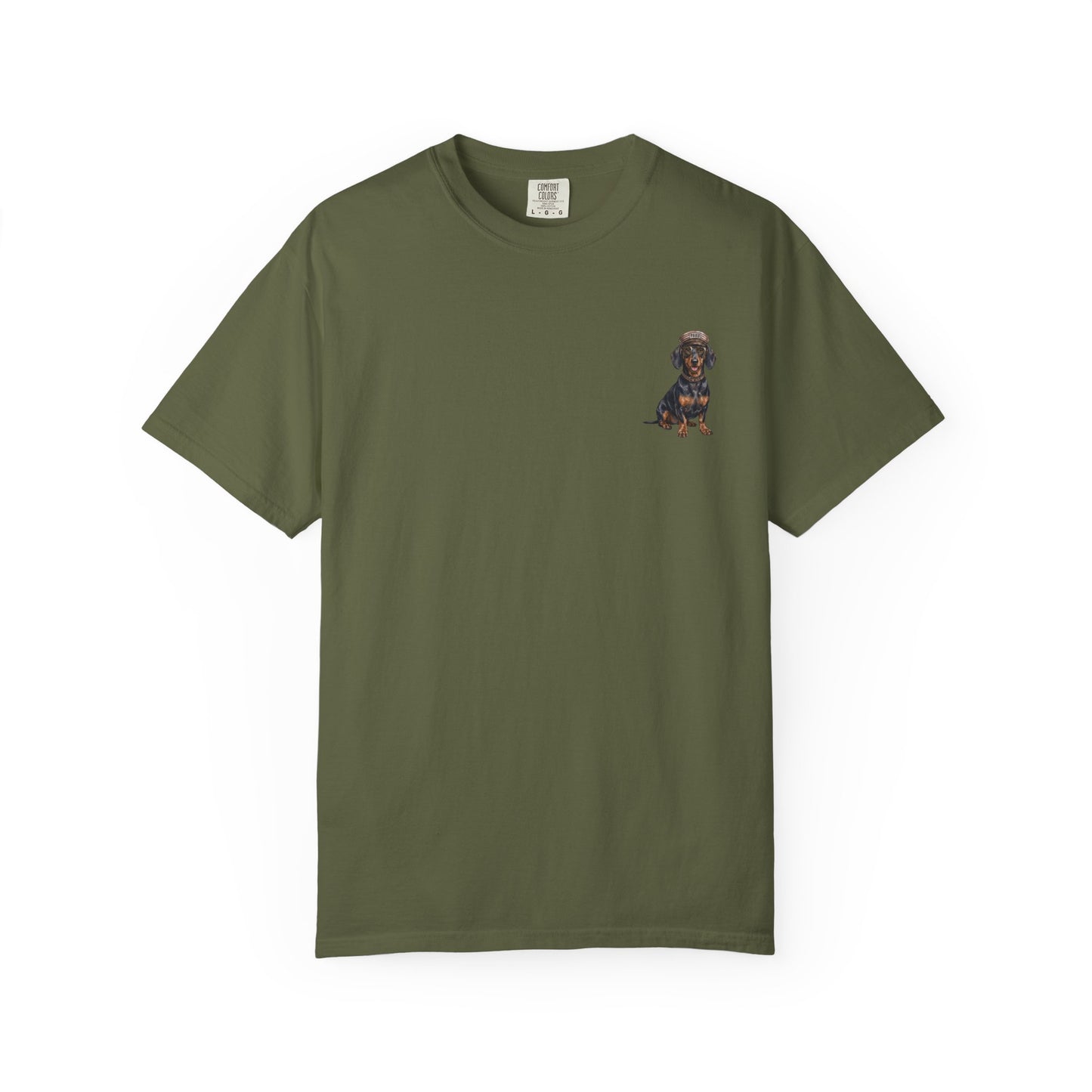 Cool Dachshund Captain T-Shirt - Funny Wiener Dog Graphic Tee