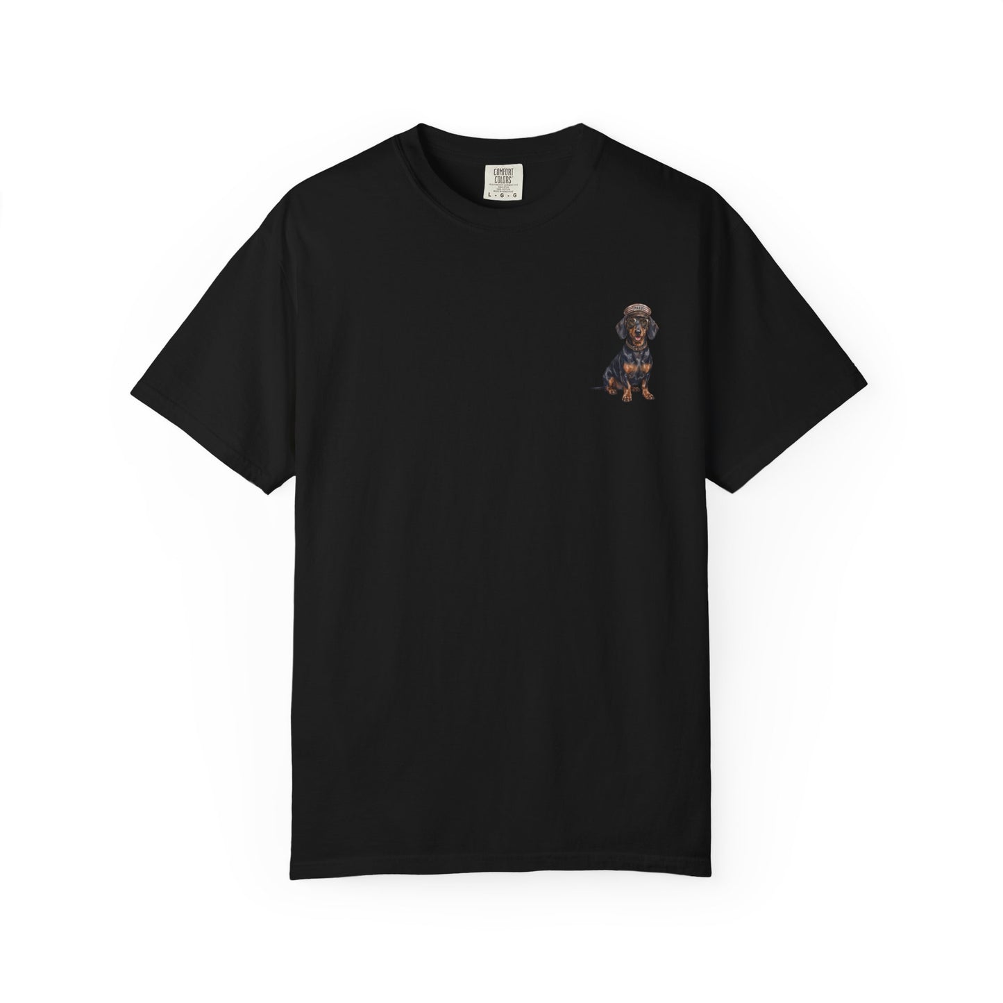 Cool Dachshund Captain T-Shirt - Funny Wiener Dog Graphic Tee