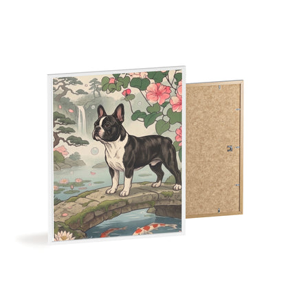 French Bulldog Japanese Style Art Poster - Vintage Frenchie Ukiyo-e Wall Art