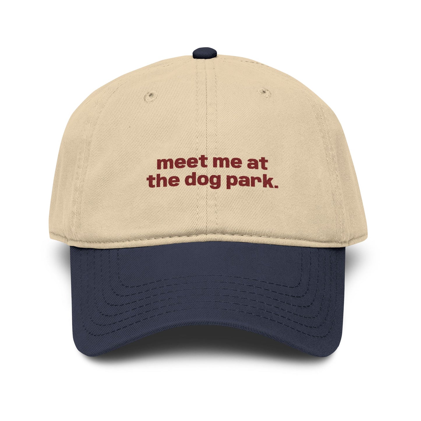 Meet me at the dog park- Vintage Baseball Cap