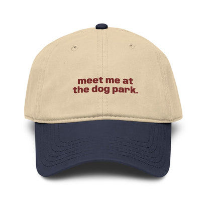 Meet me at the dog park- Vintage Baseball Cap