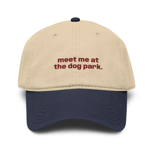 Meet me at the dog park- Vintage Baseball Cap