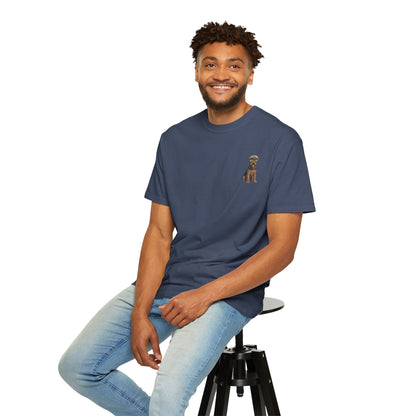 Cool Airedale Terrier Sailor Captain T-Shirt - Double-Sided Dog Tee
