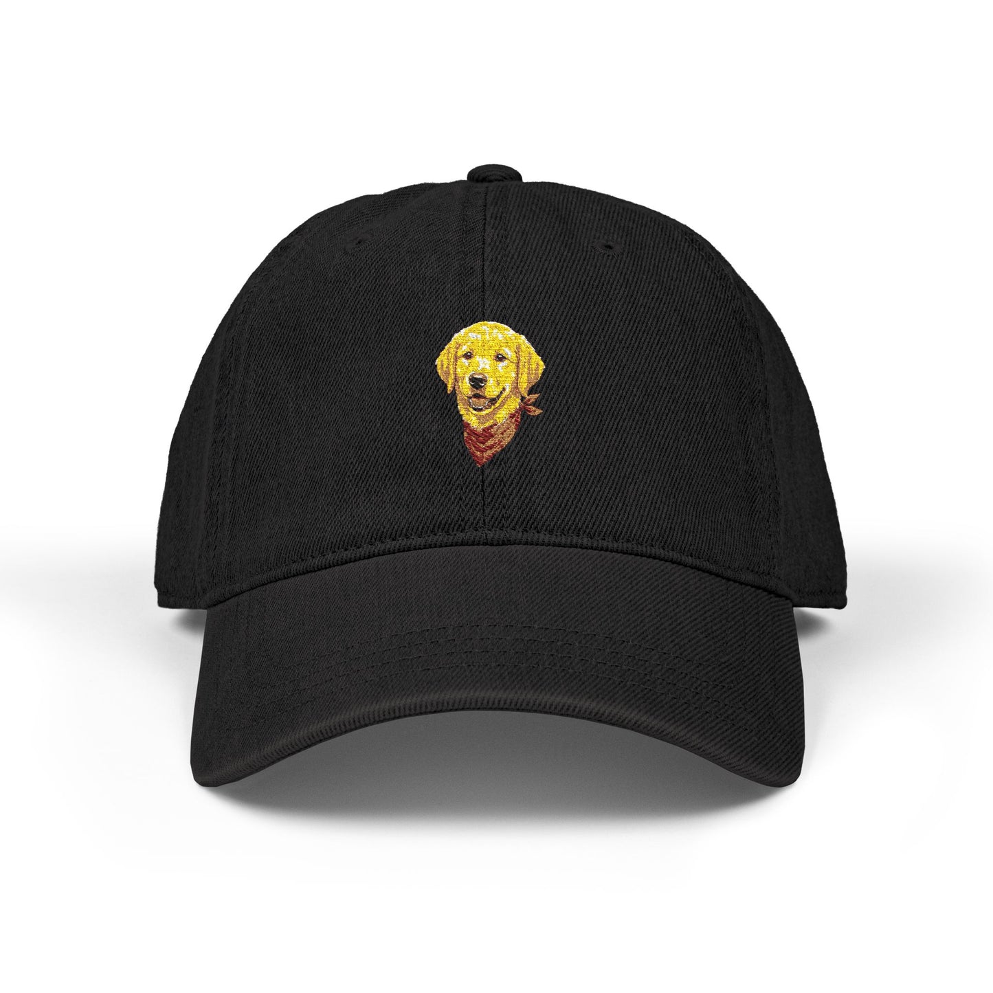 Golden Retriever Washed Cotton Baseball Cap - Vintage Dog Dad Hat
