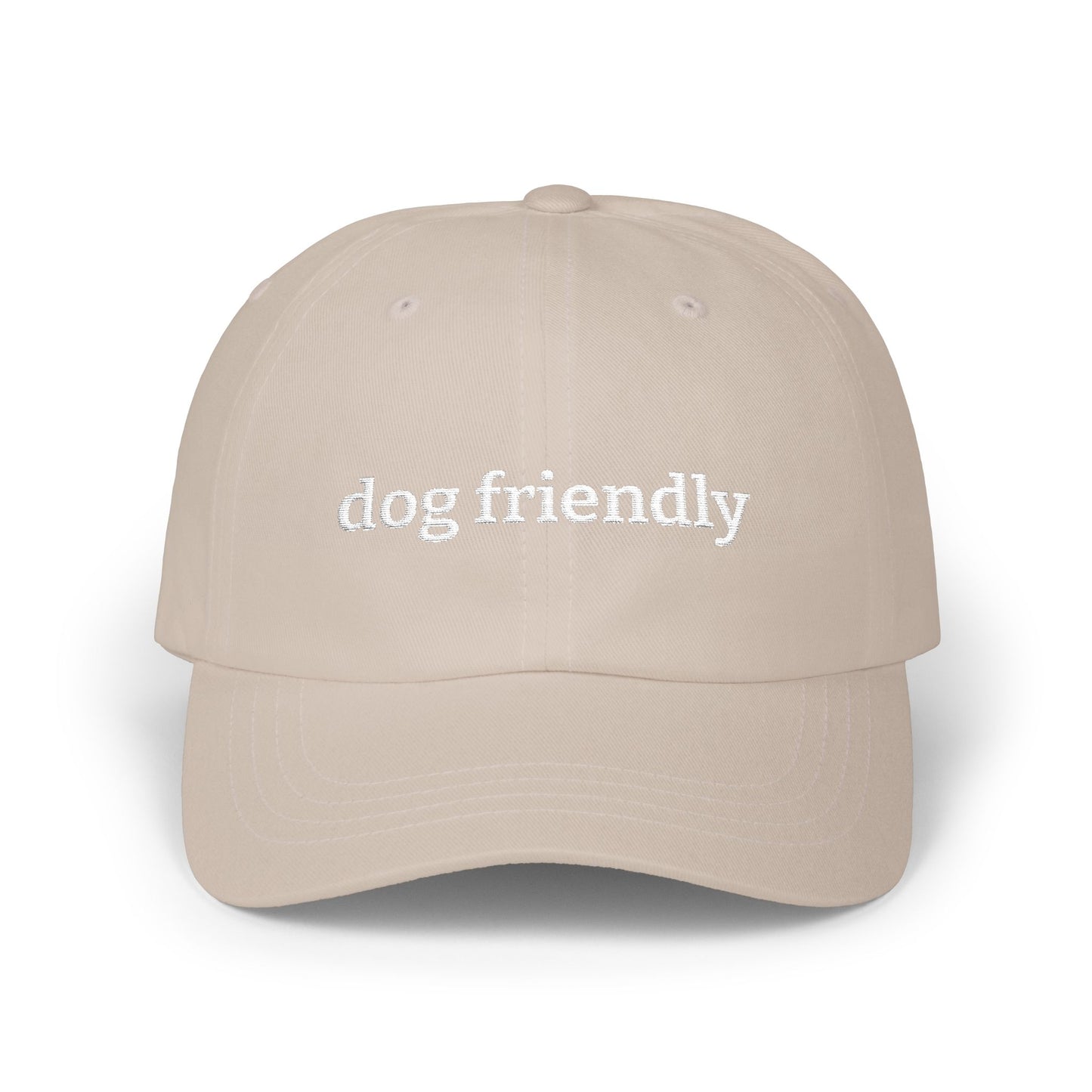 Dog Friendly Embroidered Classic Dad Cap