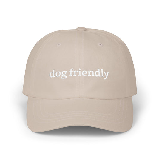 Dog Friendly Embroidered Classic Dad Cap