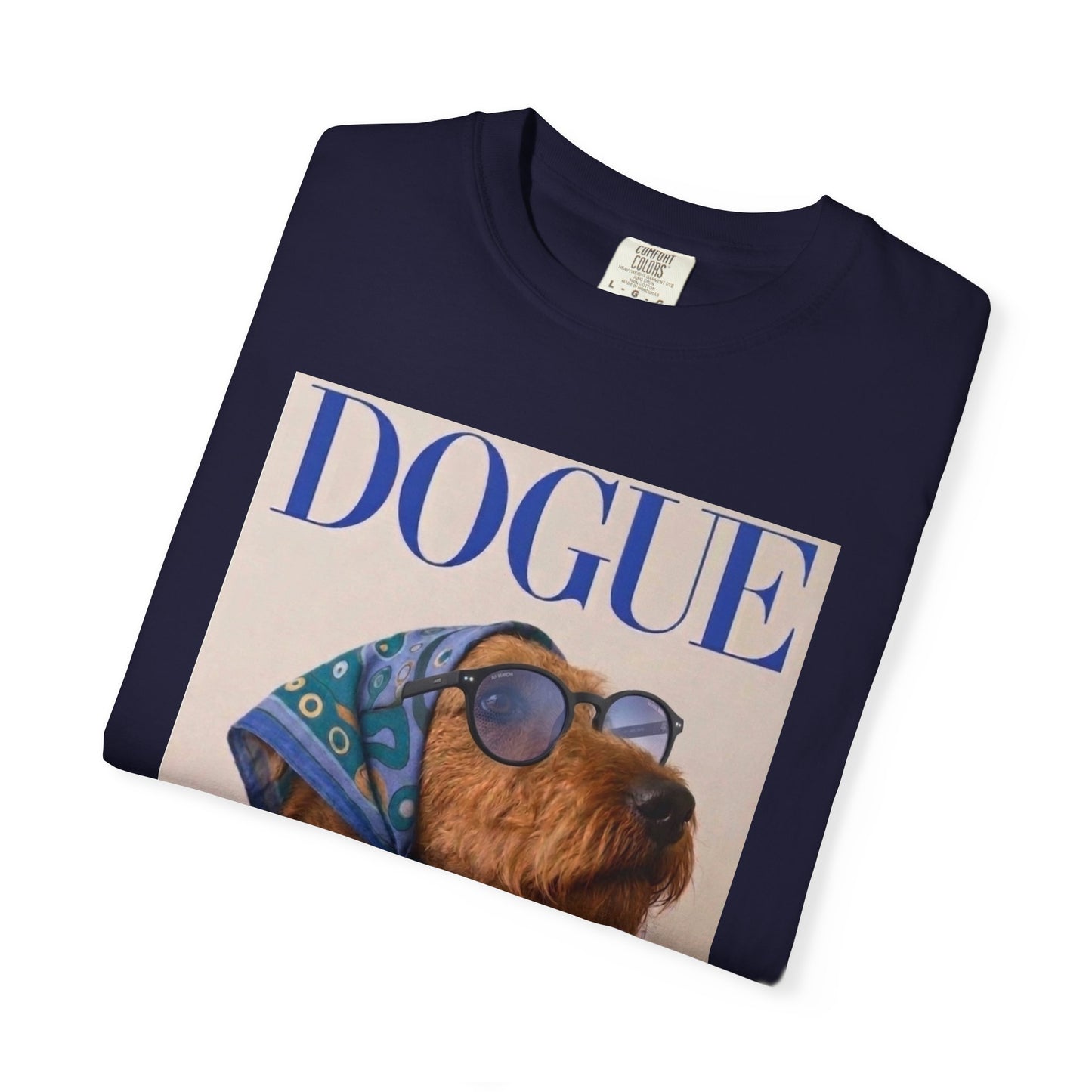 Airedale Terrier Comfort Colors DOGUE Magazine T-Shirt | Funny Dog Lover Tee