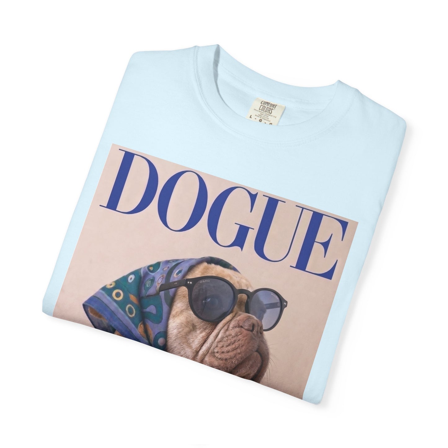 French Bulldog DOGUE Magazine Graphic T-Shirt - Funny Frenchie Tee