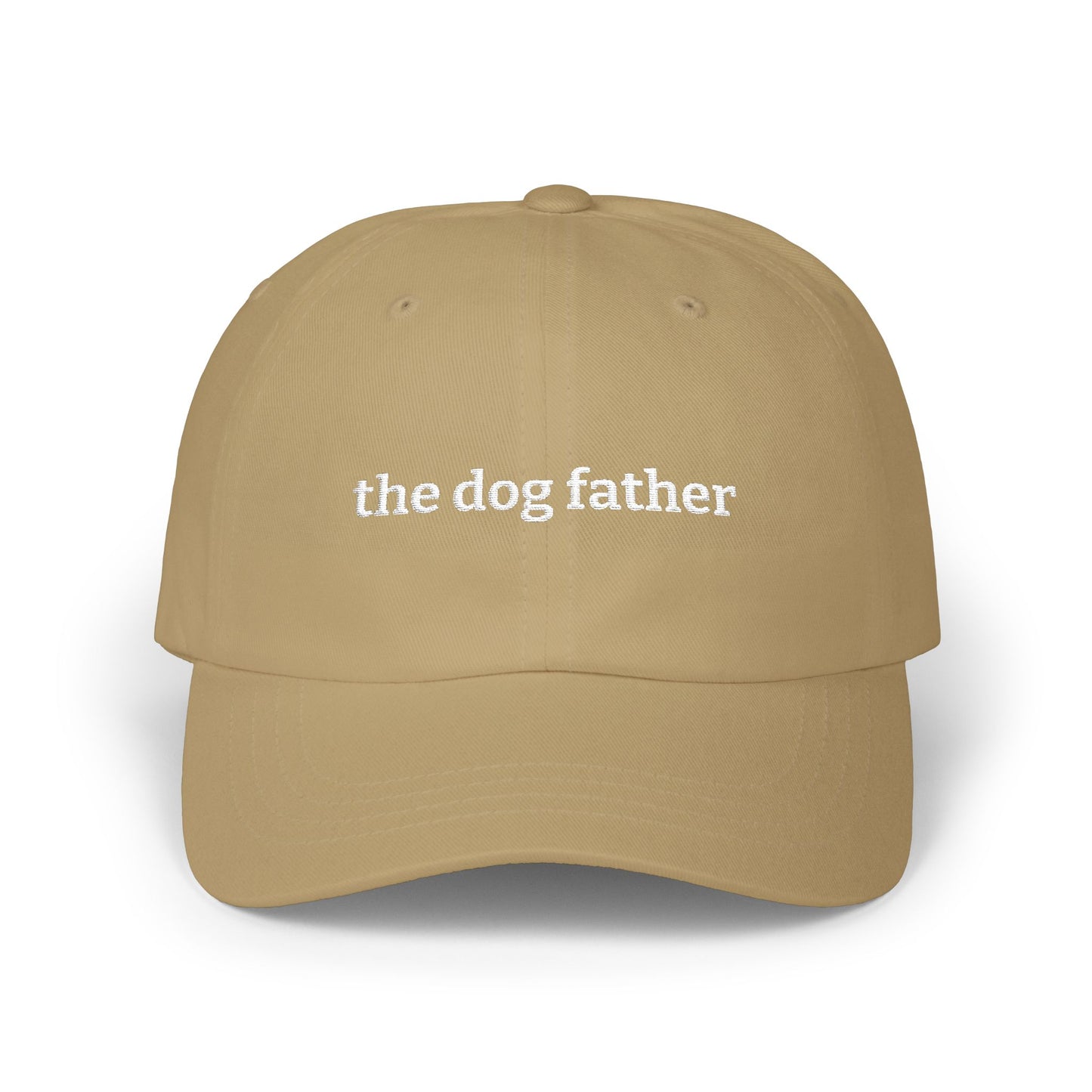 The Dog Father embroidered Cap  Classic Dad Hat for Dog Dads