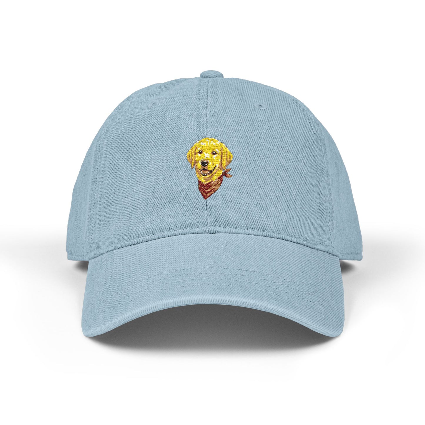 Golden Retriever Washed Cotton Baseball Cap - Vintage Dog Dad Hat