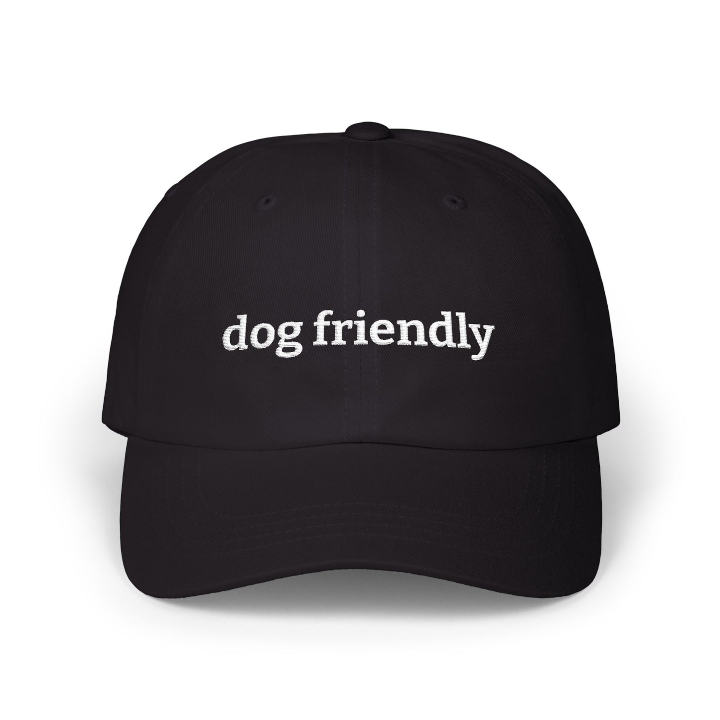 Dog Friendly Embroidered Classic Dad Cap