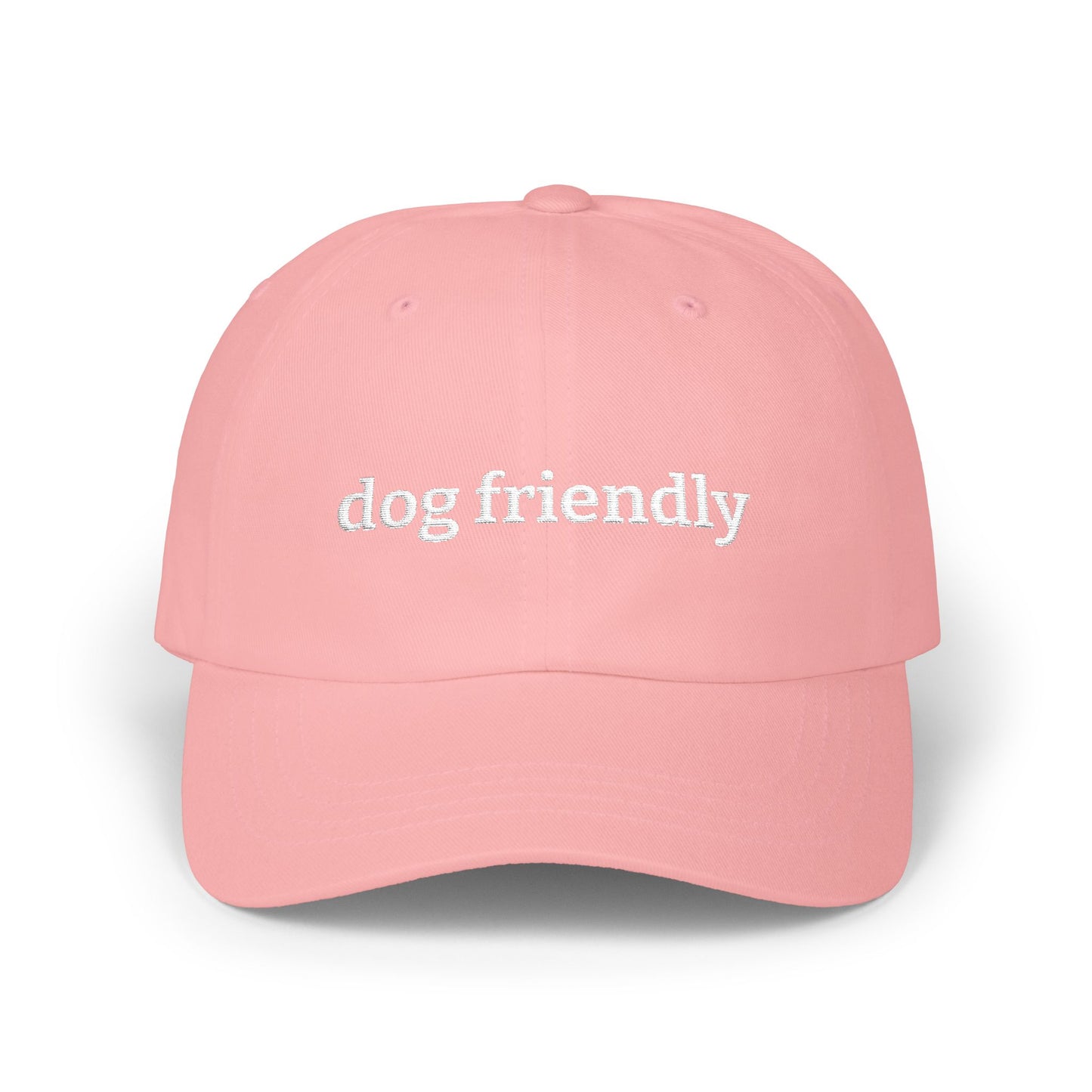 Dog Friendly Embroidered Classic Dad Cap