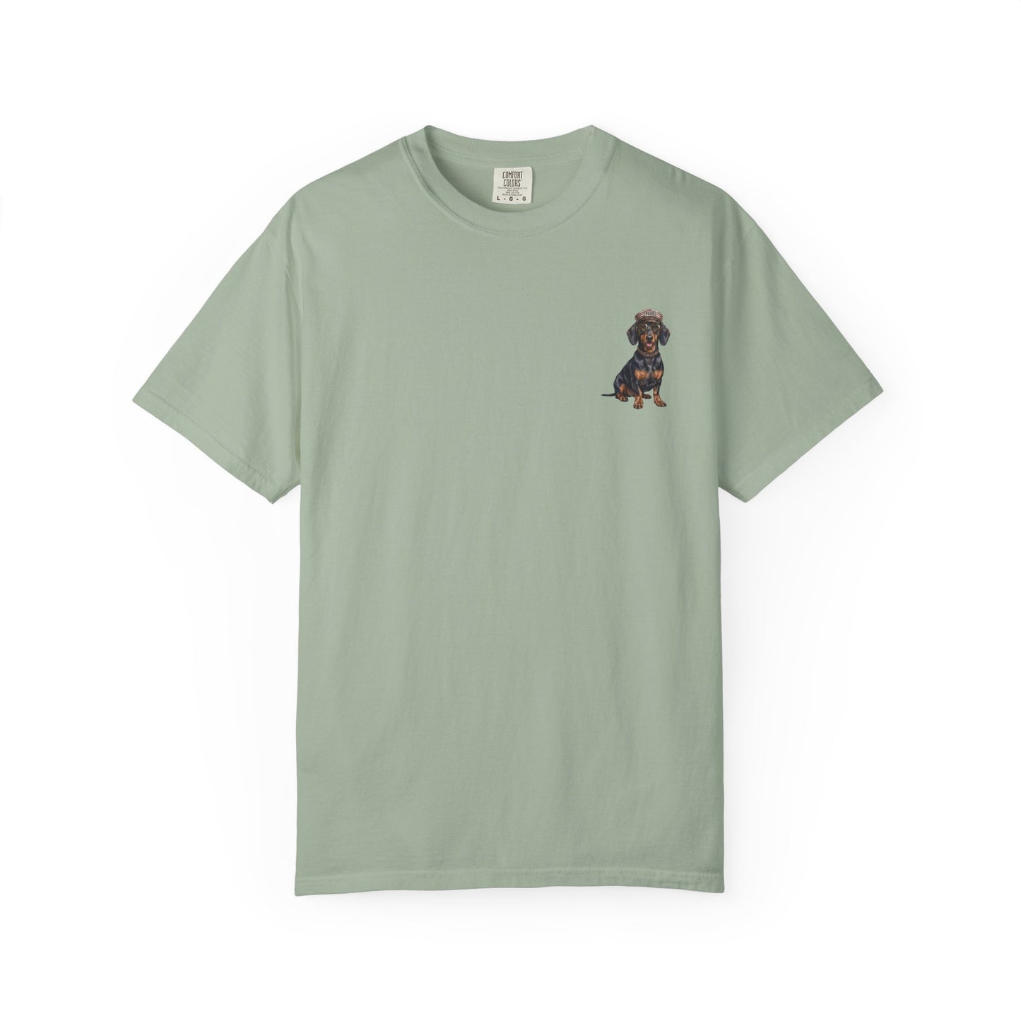 Cool Dachshund Captain T-Shirt - Funny Wiener Dog Graphic Tee