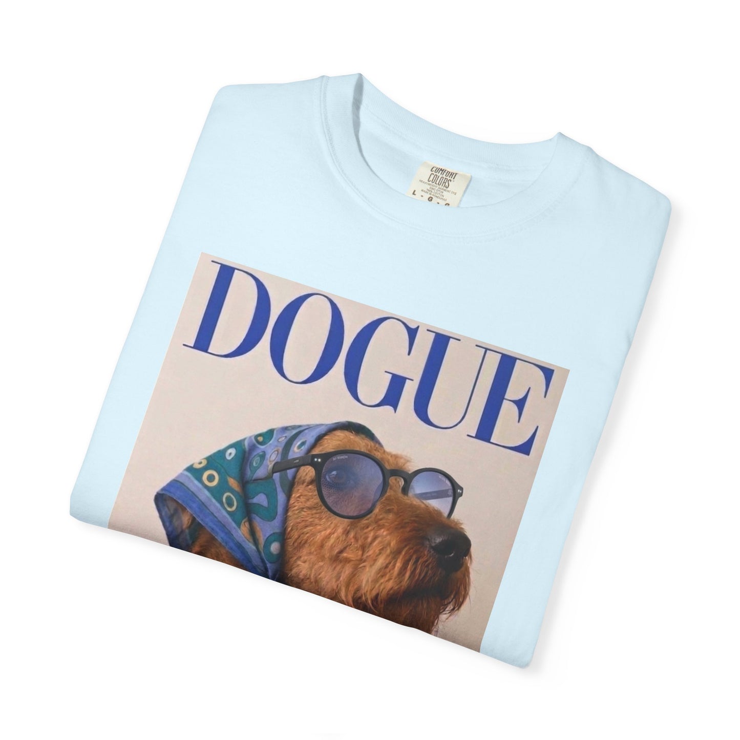 Airedale Terrier Comfort Colors DOGUE Magazine T-Shirt | Funny Dog Lover Tee