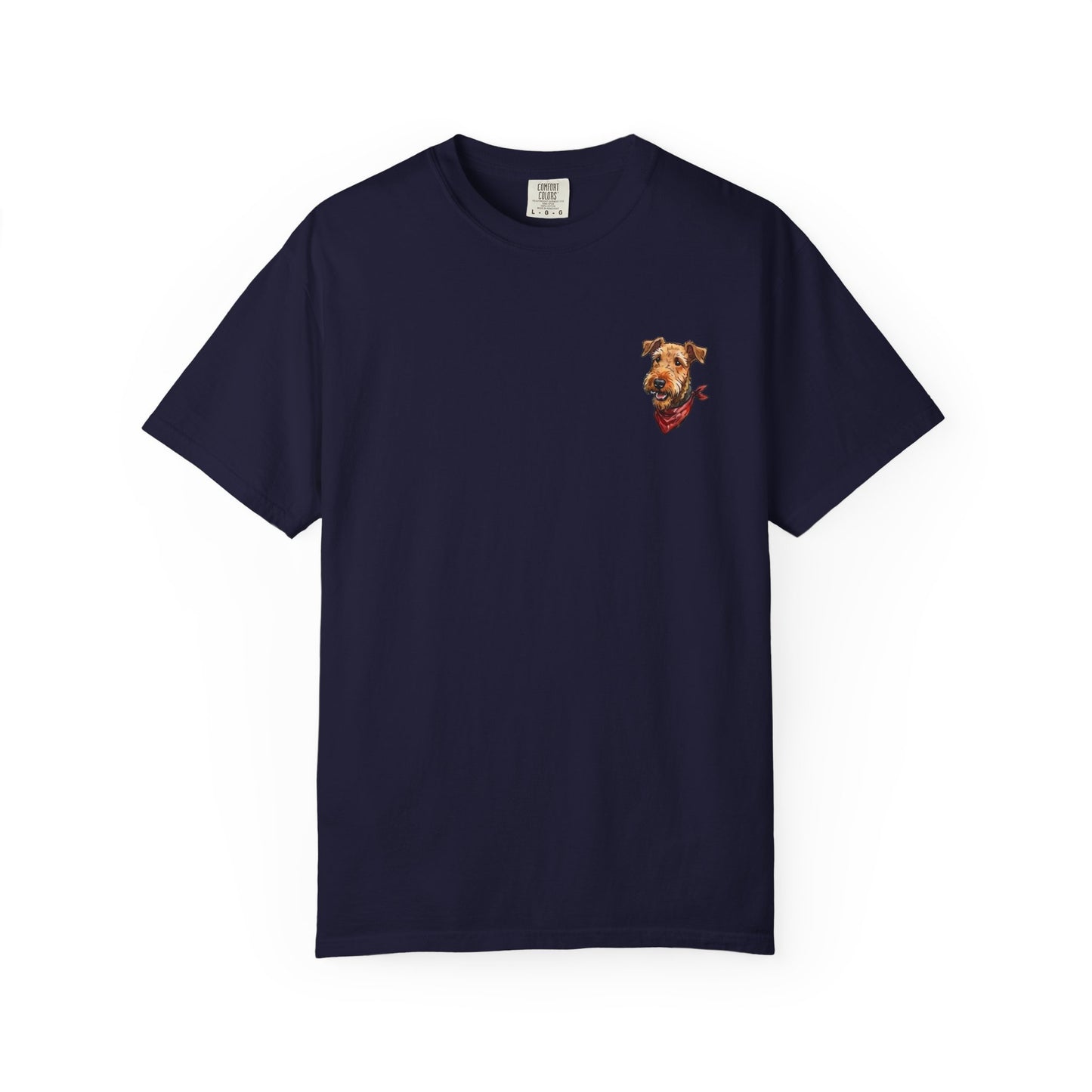Beach AIREDALE TERRIER Dog On A Boat T-Shirt -  BOAT Day Pet Lover Crewneck