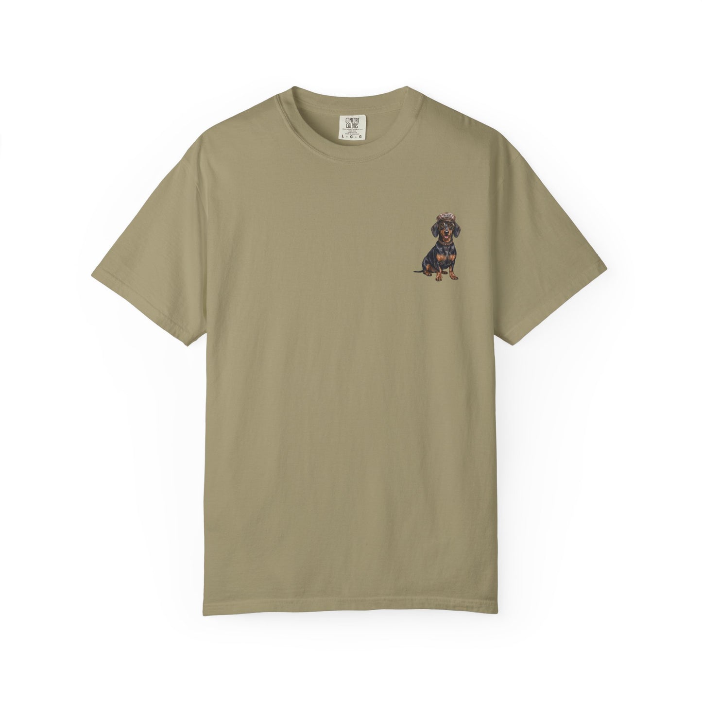Cool Dachshund Captain T-Shirt - Funny Wiener Dog Graphic Tee