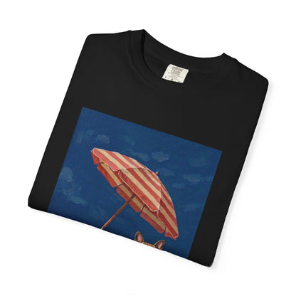 French Bulldog Beach Day Graphic T-Shirt - Vintage Summer Dog Tee