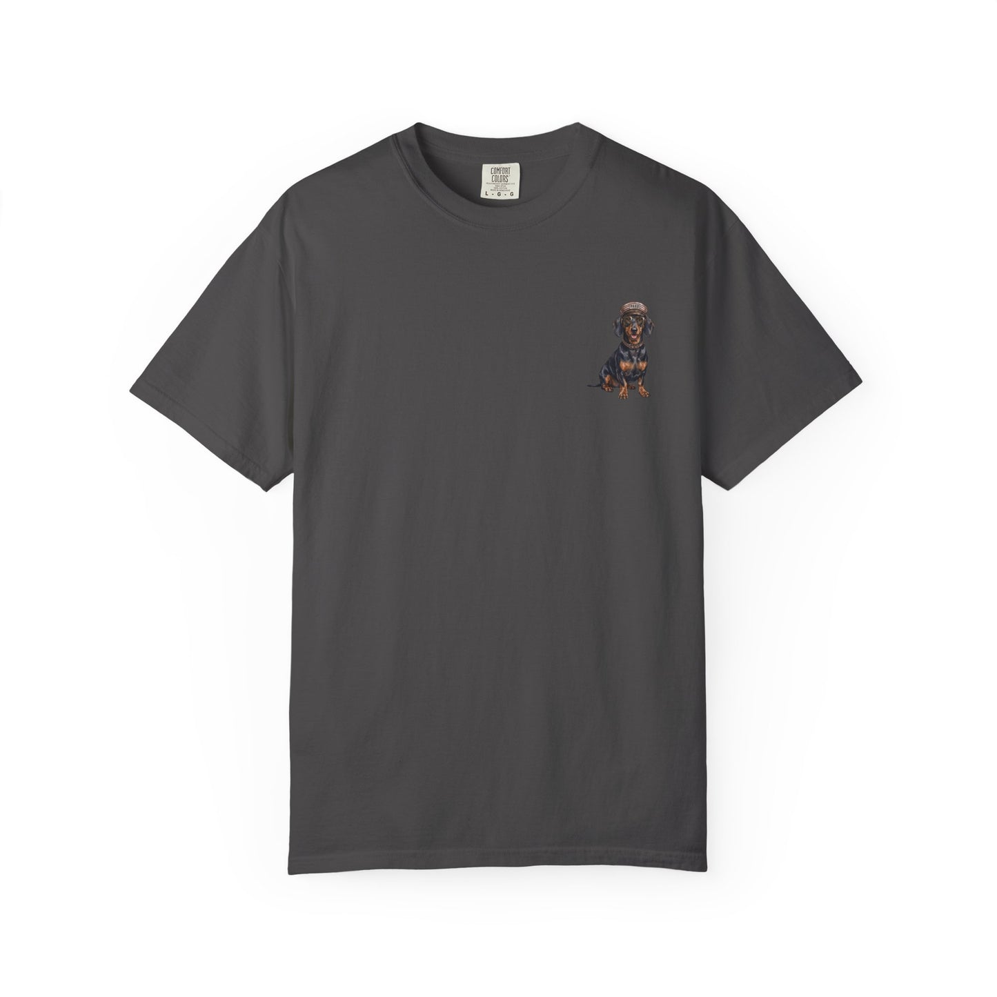 Cool Dachshund Captain T-Shirt - Funny Wiener Dog Graphic Tee