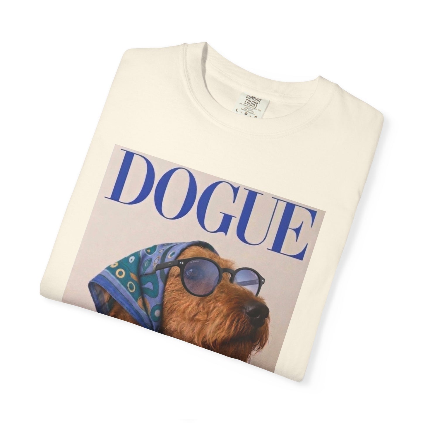 Airedale Terrier Comfort Colors DOGUE Magazine T-Shirt | Funny Dog Lover Tee