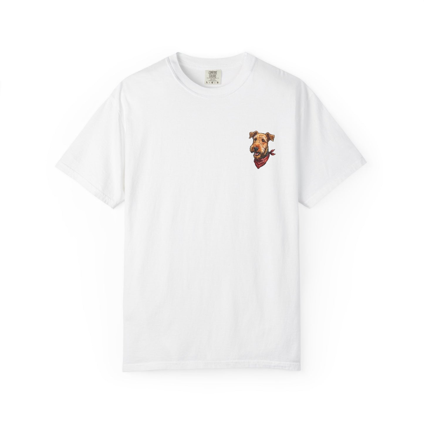 Beach AIREDALE TERRIER Dog On A Boat T-Shirt -  BOAT Day Pet Lover Crewneck