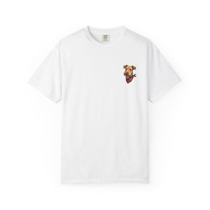 Beach AIREDALE TERRIER Dog On A Boat T-Shirt -  BOAT Day Pet Lover Crewneck