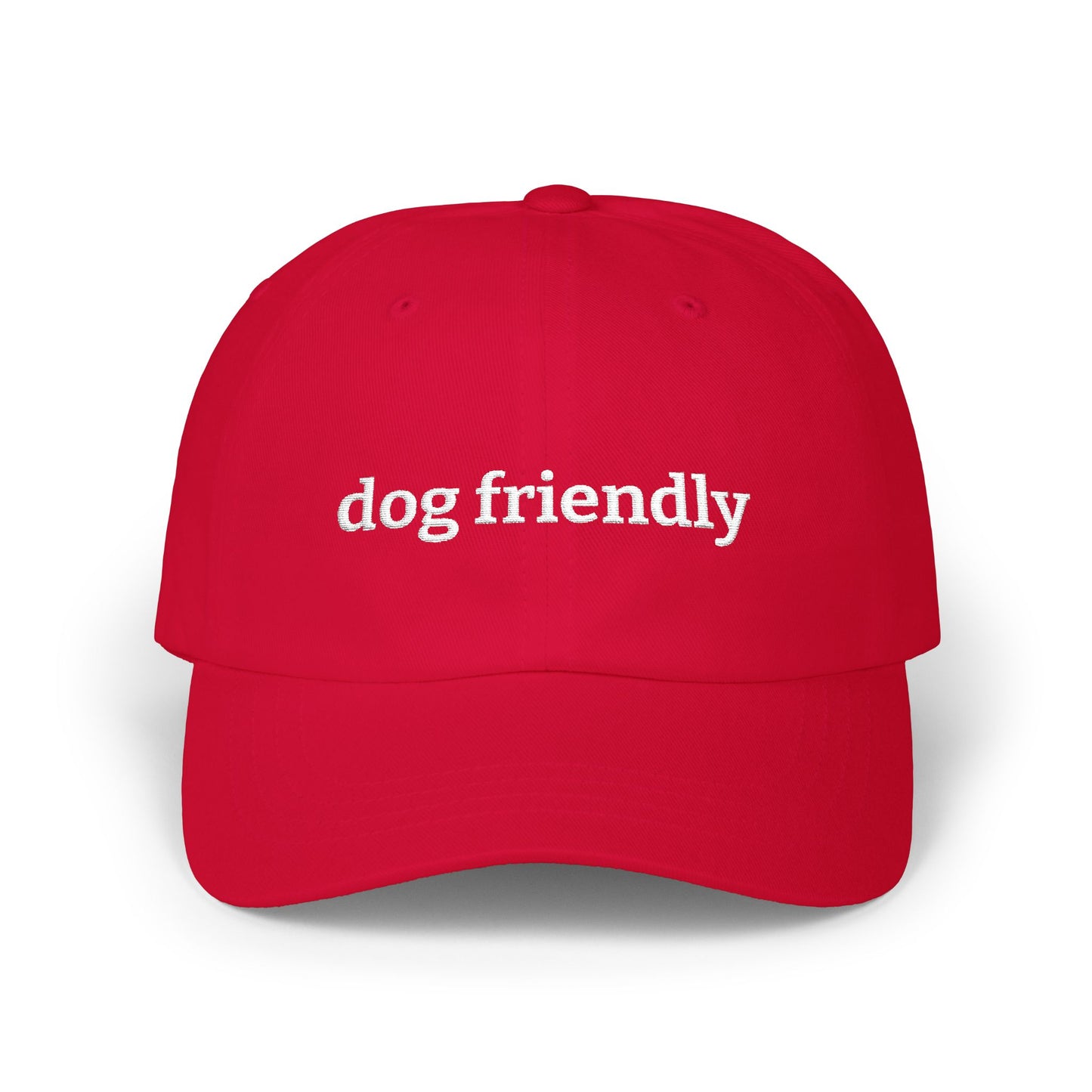 Dog Friendly Embroidered Classic Dad Cap