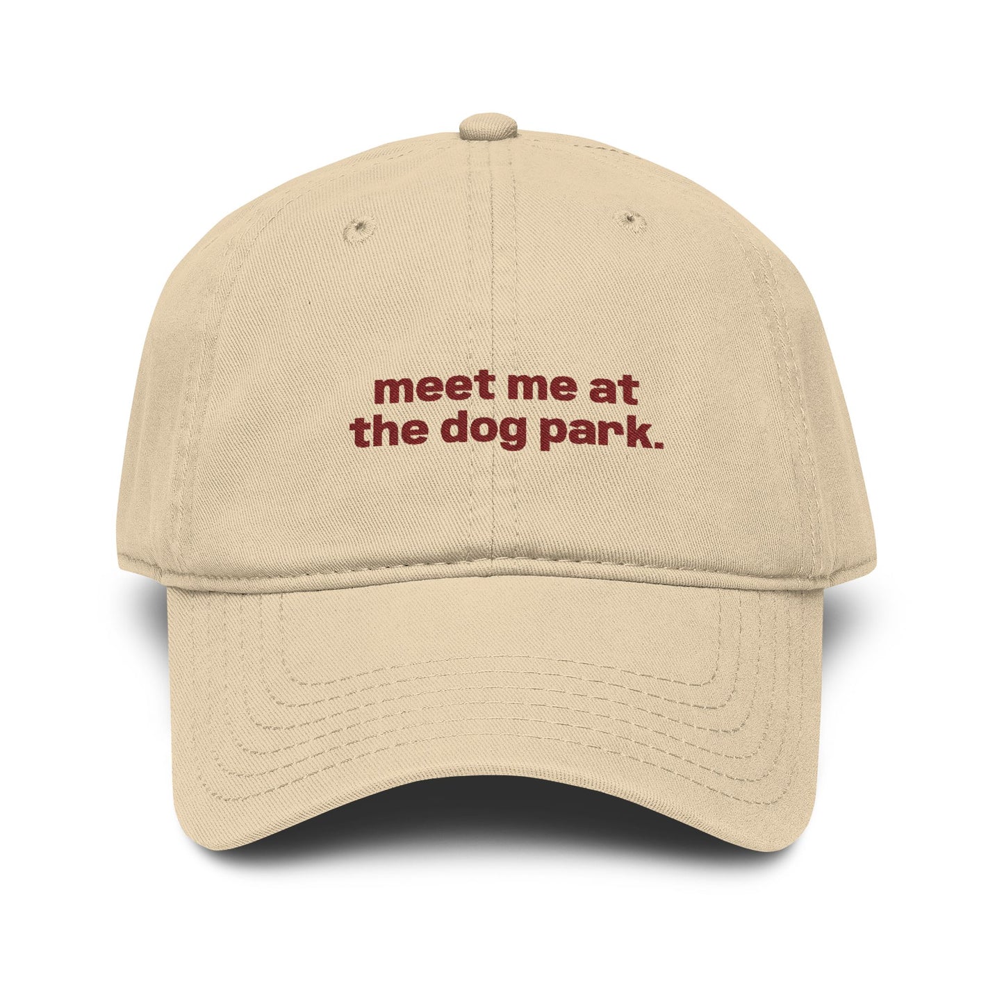 Meet me at the dog park- Vintage Baseball Cap