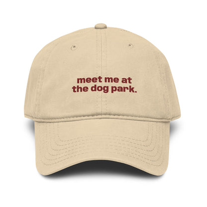 Meet me at the dog park- Vintage Baseball Cap