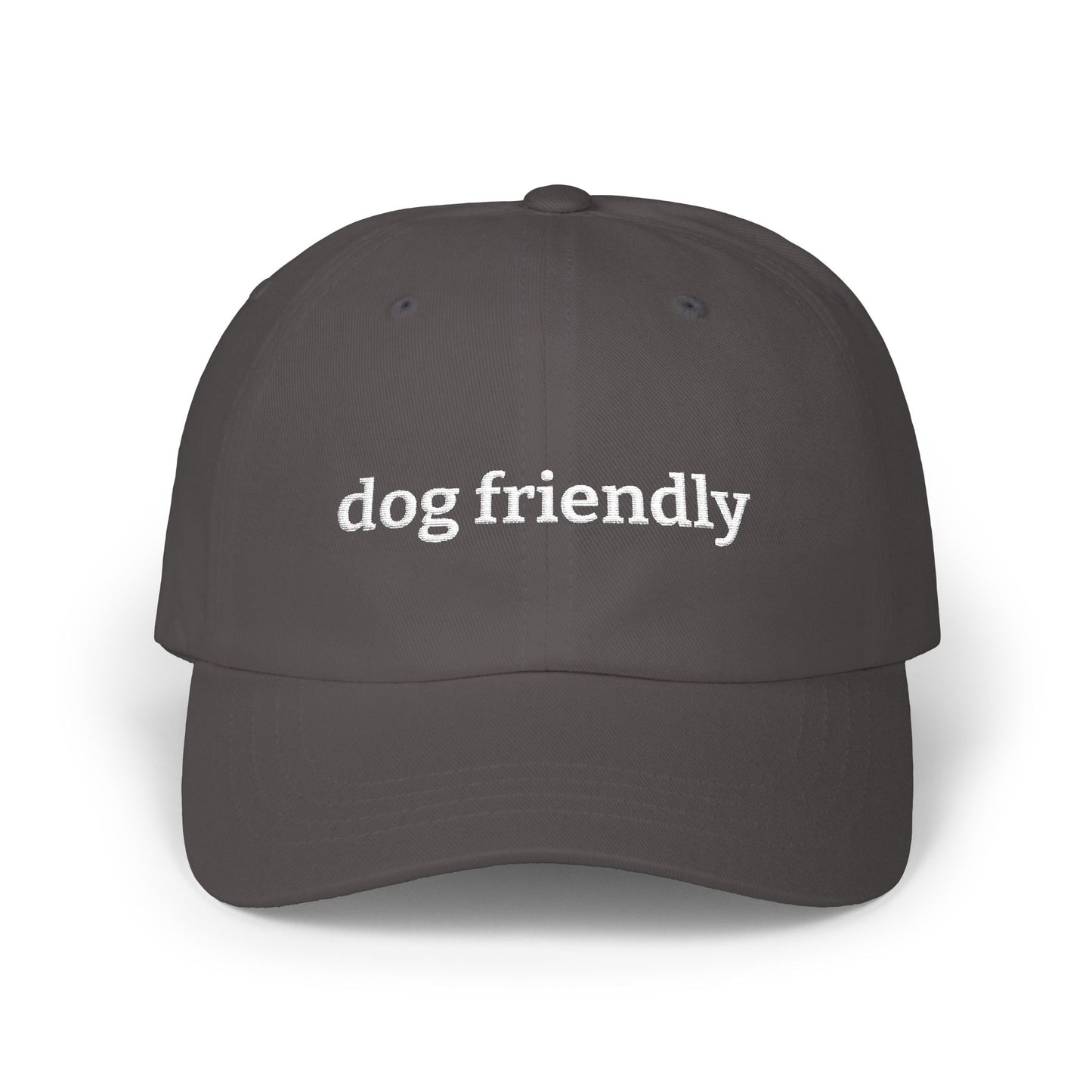 Dog Friendly Embroidered Classic Dad Cap