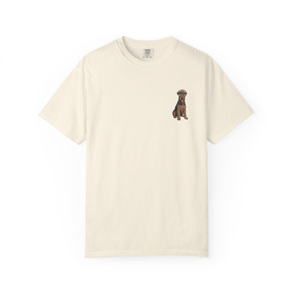Cool Airedale Terrier Sailor Captain T-Shirt - Double-Sided Dog Tee