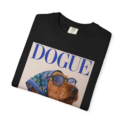 Airedale Terrier Comfort Colors DOGUE Magazine T-Shirt | Funny Dog Lover Tee
