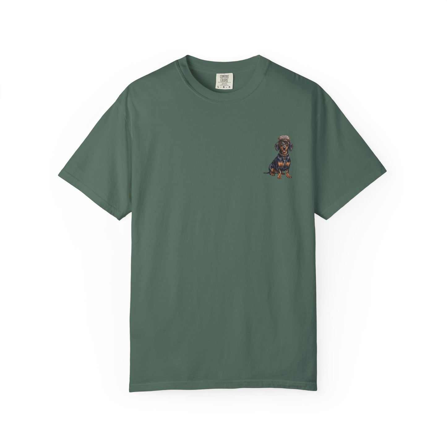 Cool Dachshund Captain T-Shirt - Funny Wiener Dog Graphic Tee