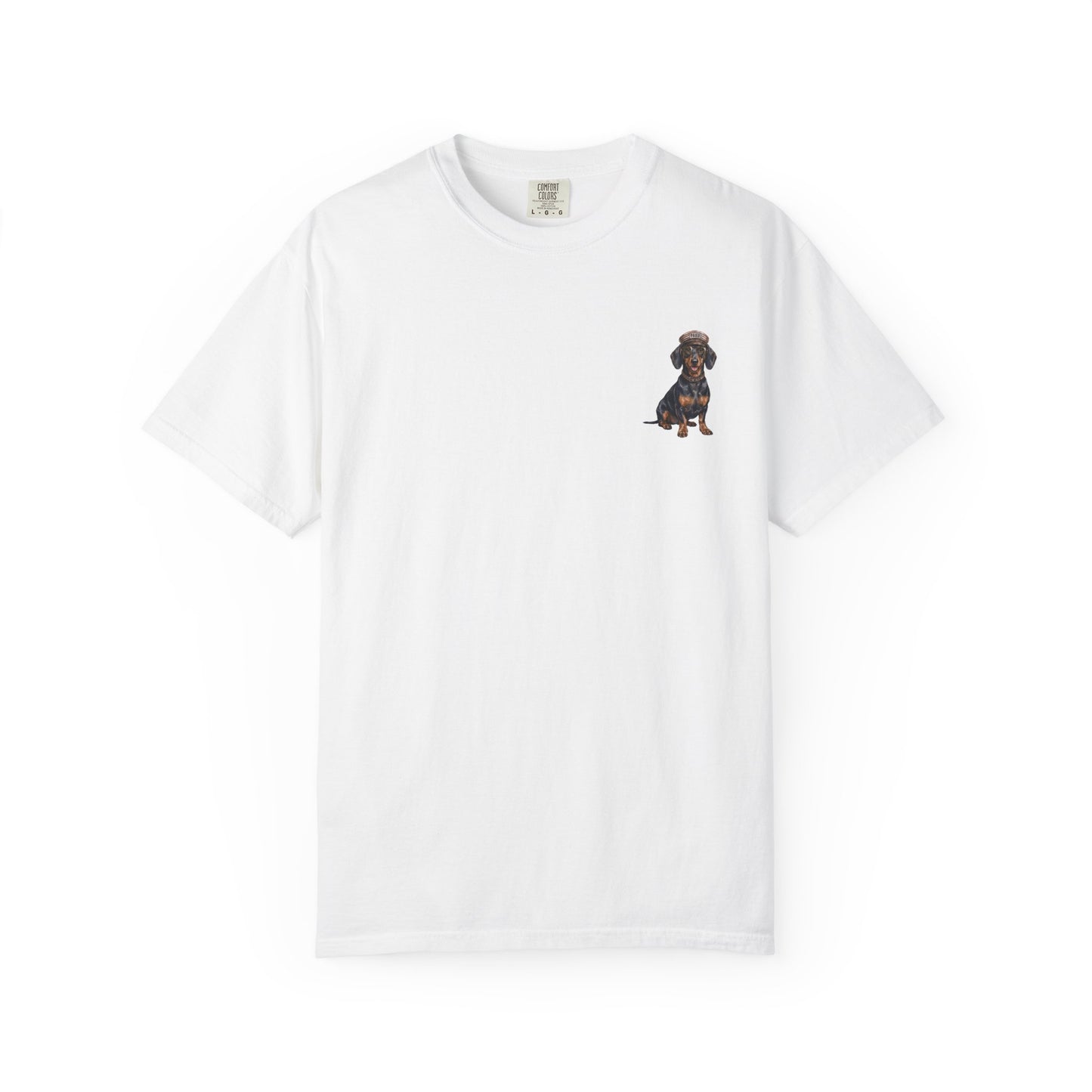 Cool Dachshund Captain T-Shirt - Funny Wiener Dog Graphic Tee