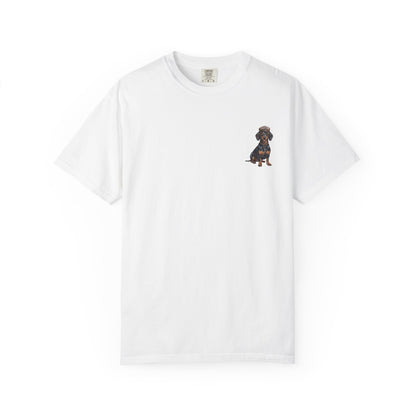 Cool Dachshund Captain T-Shirt - Funny Wiener Dog Graphic Tee