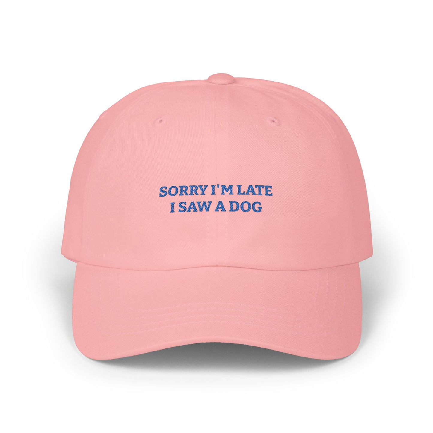 SORRY I'M LATE I SAW A DOG - CAP
