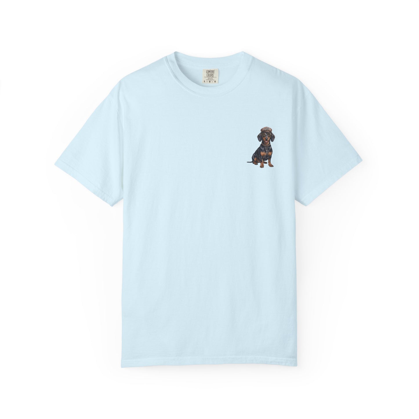 Cool Dachshund Captain T-Shirt - Funny Wiener Dog Graphic Tee