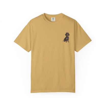 Cool Dachshund Captain T-Shirt - Funny Wiener Dog Graphic Tee