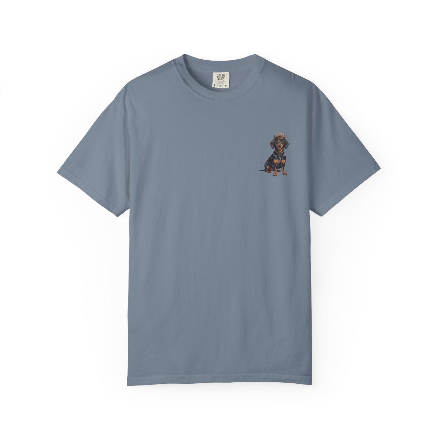 Cool Dachshund Captain T-Shirt - Funny Wiener Dog Graphic Tee