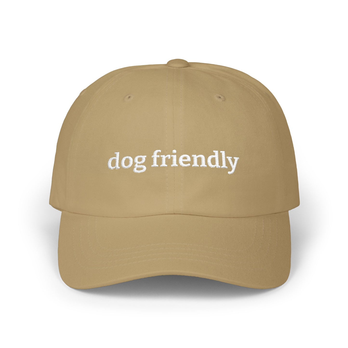 Dog Friendly Embroidered Classic Dad Cap