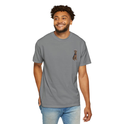 Cool Airedale Terrier Sailor Captain T-Shirt - Double-Sided Dog Tee