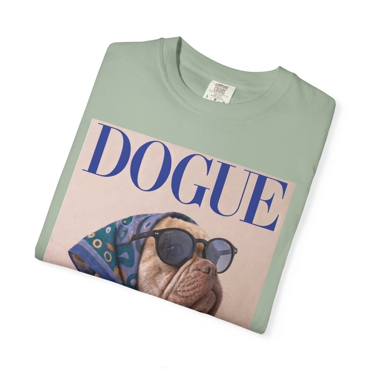 French Bulldog DOGUE Magazine Graphic T-Shirt - Funny Frenchie Tee