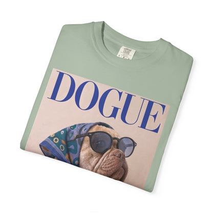 French Bulldog DOGUE Magazine Graphic T-Shirt - Funny Frenchie Tee